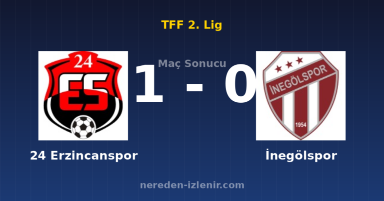 24 Erzincanspor 1-0 İnegölspor
