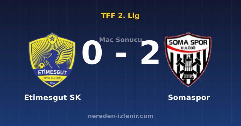 Etimesgut SK 0-2 Somaspor
