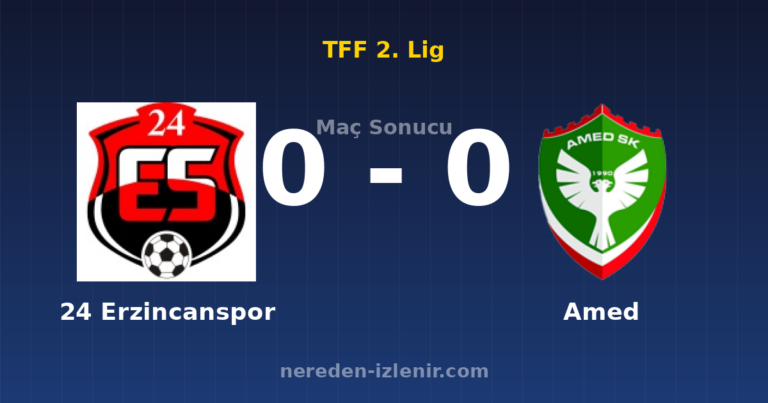24 Erzincanspor 0-0 Amed