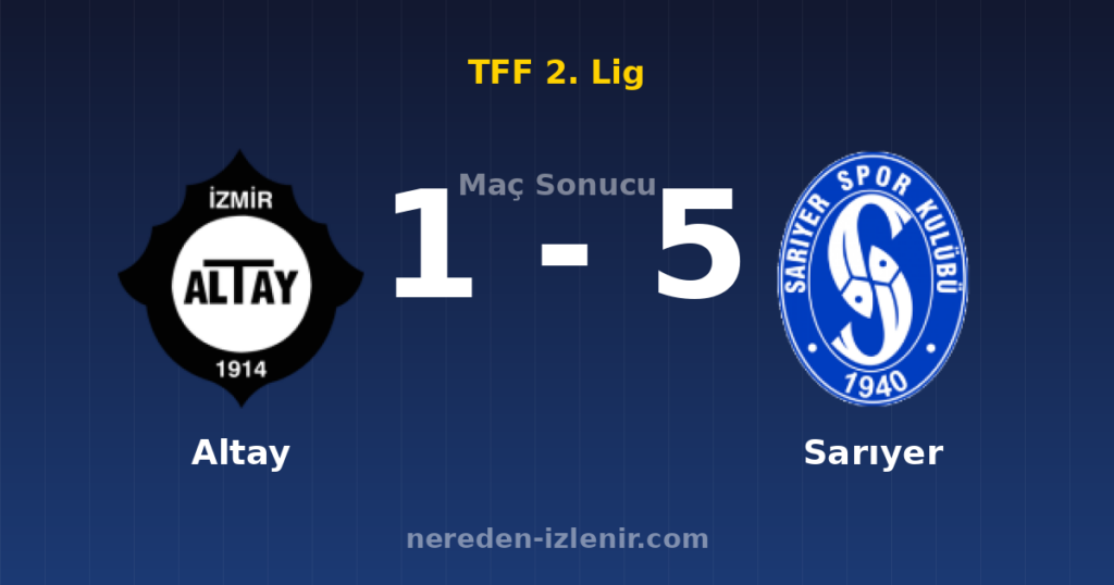 Altay 1-5 Sarıyer