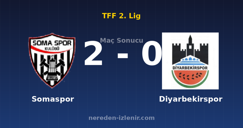 Somaspor 2-0 Diyarbekirspor