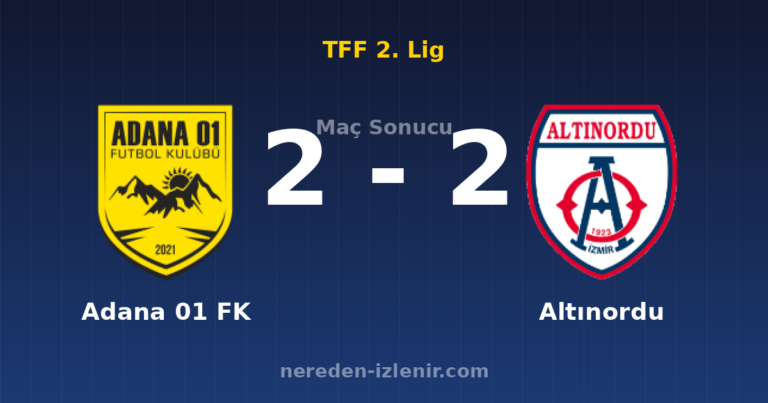 Adana 01 FK 2-2 Altınordu