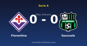 Fiorentina 0-0 Sassuolo
