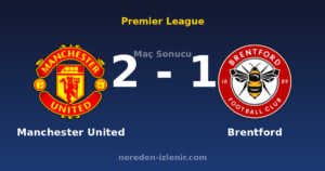Manchester United 2-1 Brentford