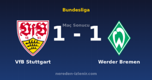 VfB Stuttgart 1-1 Werder Bremen