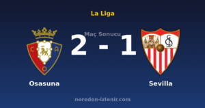 Osasuna 2-1 Sevilla
