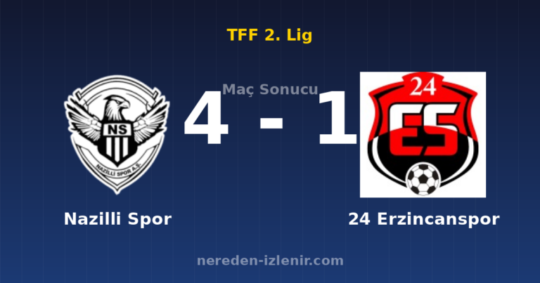 Nazilli Spor 4-1 24 Erzincanspor