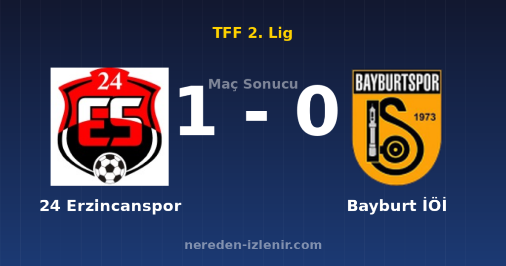 24 Erzincanspor 1-0 Bayburt İÖİ