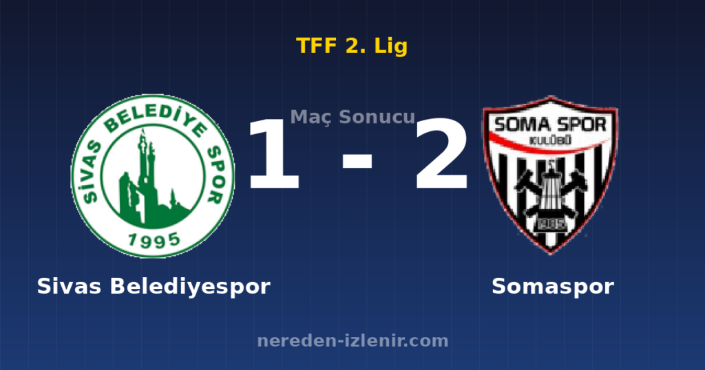 Sivas Belediyespor 1-2 Somaspor