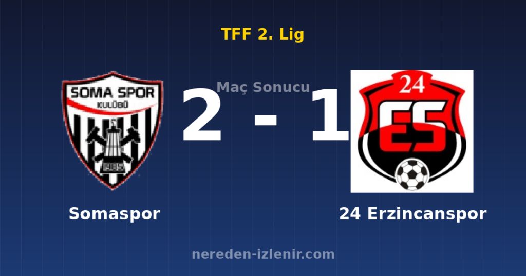 Somaspor 2-1 24 Erzincanspor