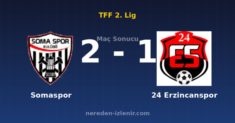 Somaspor 2-1 24 Erzincanspor
