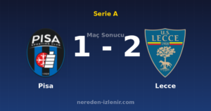 Pisa 1-2 Lecce