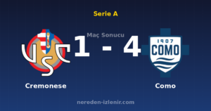 Cremonese 1-4 Como