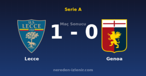 Lecce 1-0 Genoa