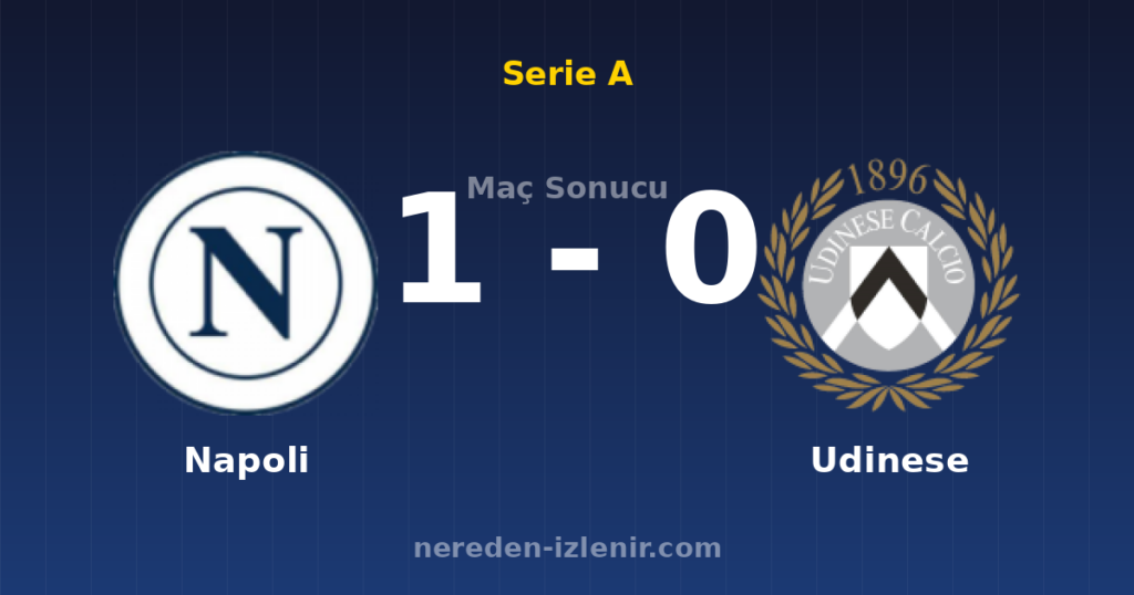 Napoli 1-0 Udinese