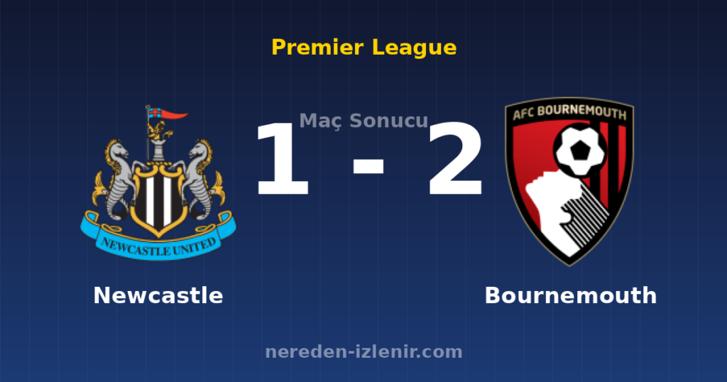 Newcastle 1-2 Bournemouth