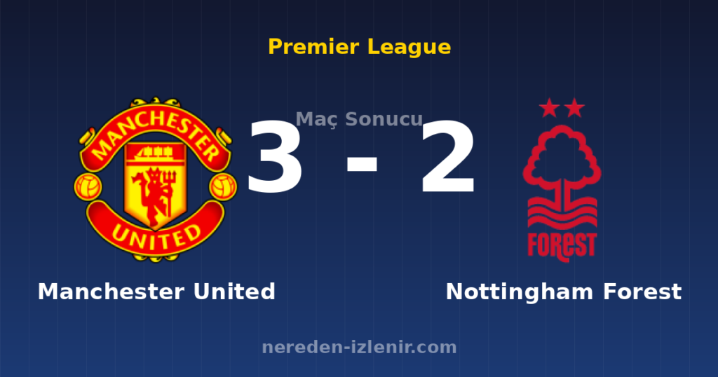 Manchester United 3-2 Nottingham Forest