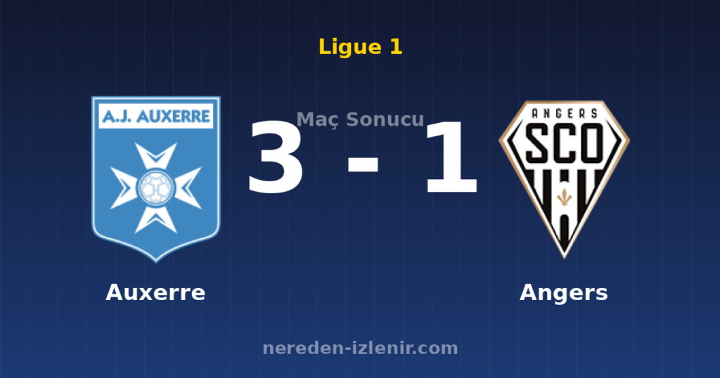 Auxerre 3-1 Angers