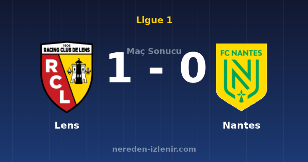 Lens 1-0 Nantes
