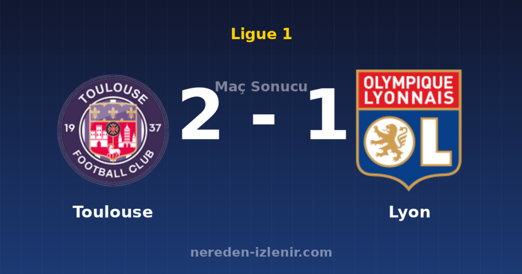 Toulouse 2-1 Lyon