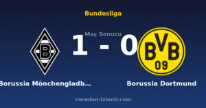 Borussia Mönchengladbach 1-0 Borussia Dortmund