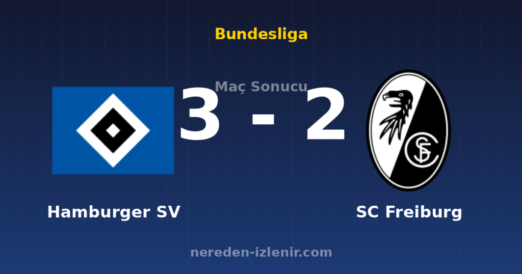 Hamburger SV 3-2 SC Freiburg