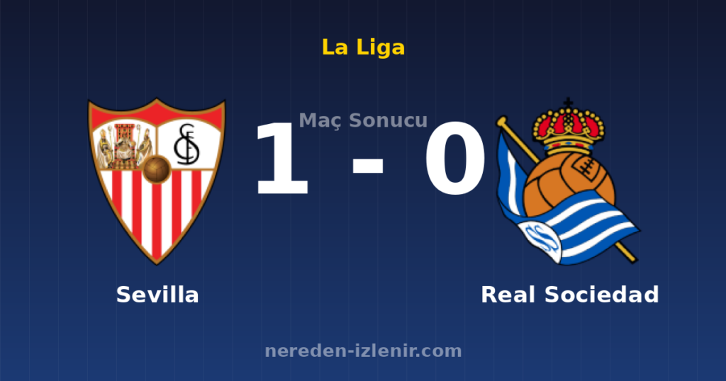 Sevilla 1-0 Real Sociedad