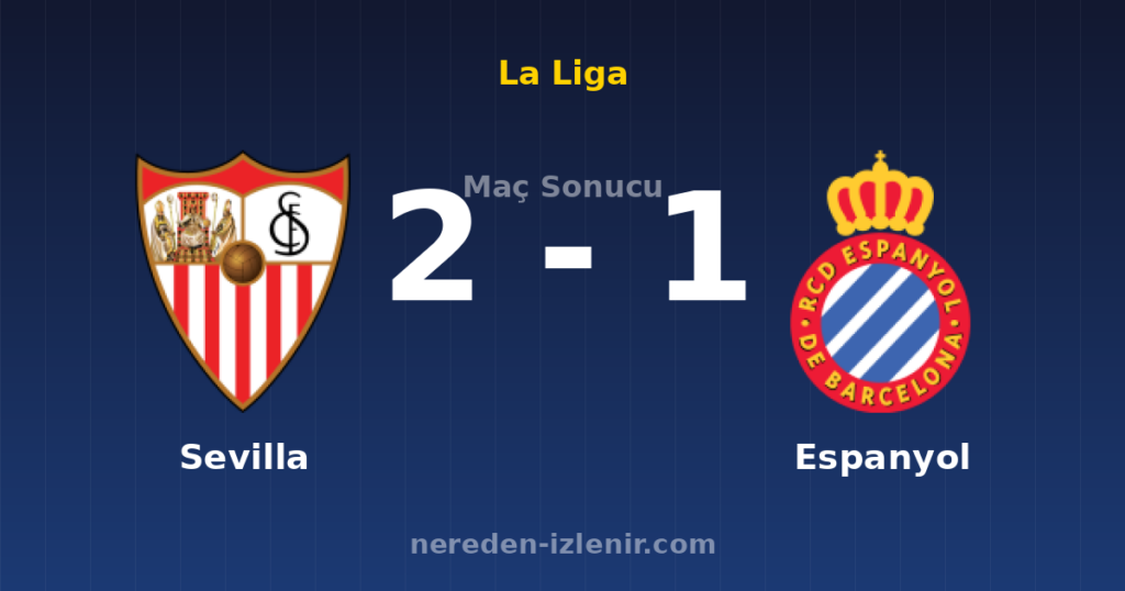 Sevilla 2-1 Espanyol