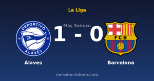 Alaves 1-0 Barcelona