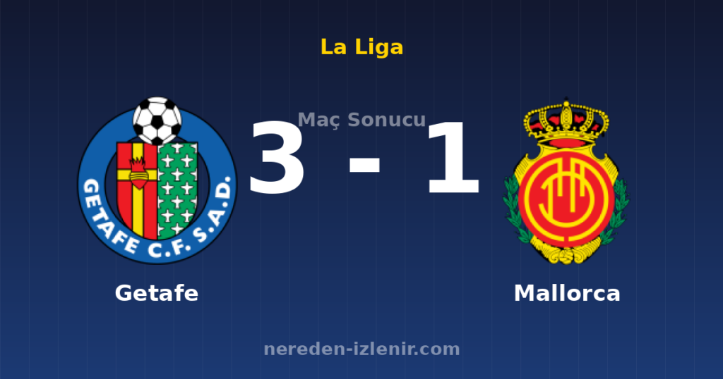 Getafe 3-1 Mallorca
