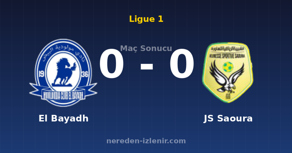 El Bayadh 0-0 JS Saoura