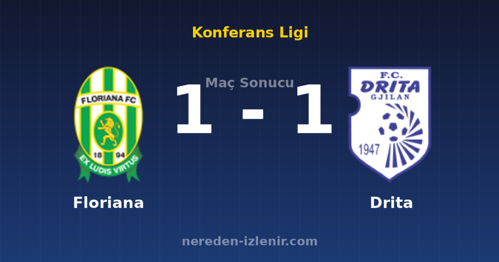 Floriana 1-1 Drita