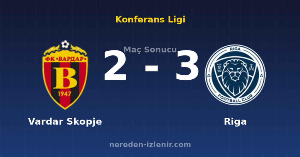 Vardar Skopje 2-3 Riga