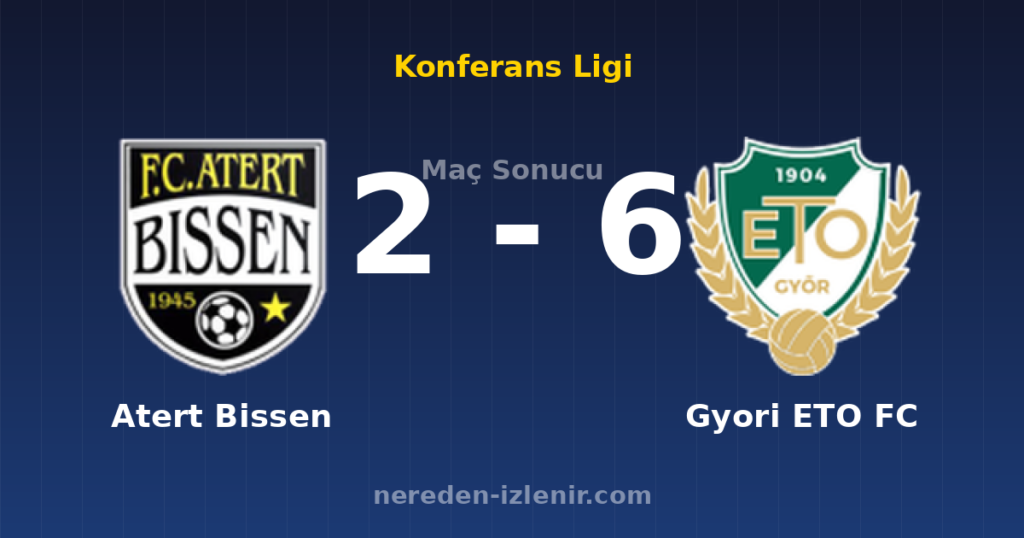 Atert Bissen 2-6 Gyori ETO FC