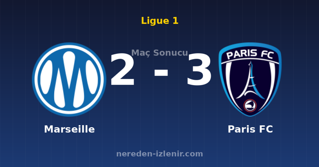Marseille 2-3 Paris FC