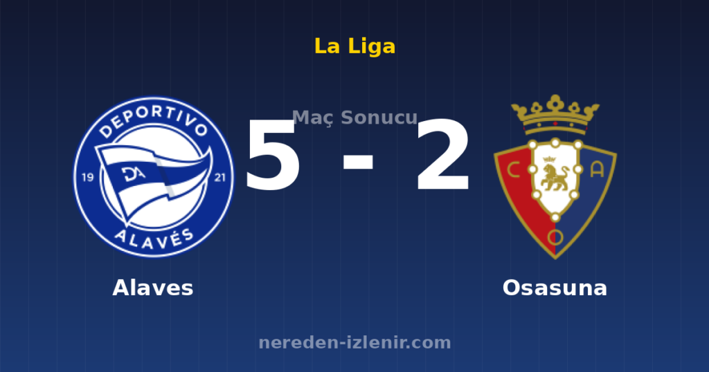Alaves 5-2 Osasuna
