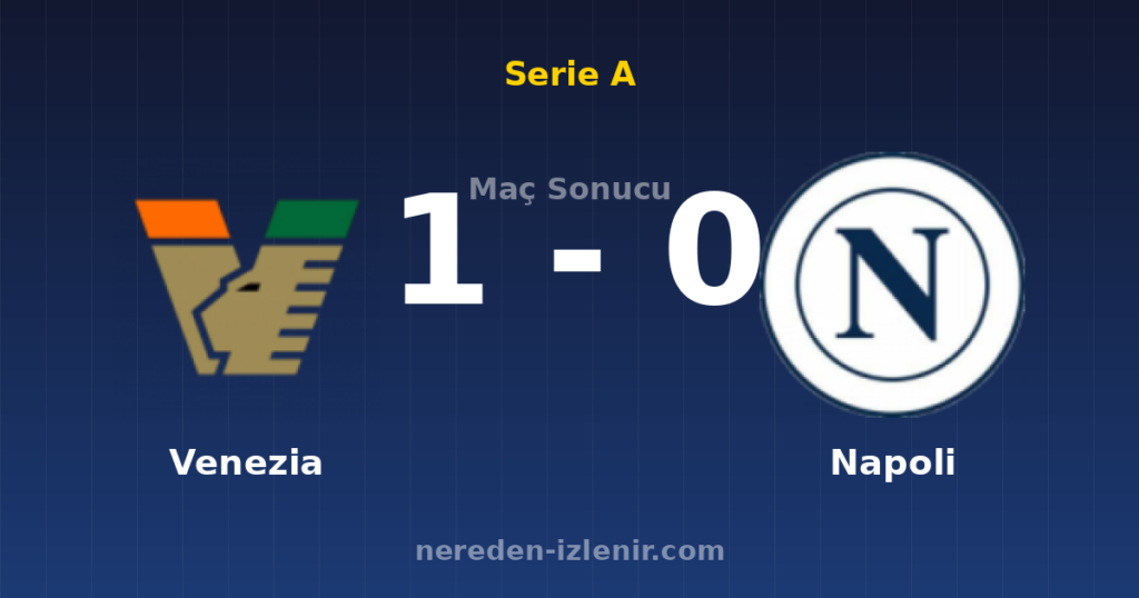 Venezia 1-0 Napoli