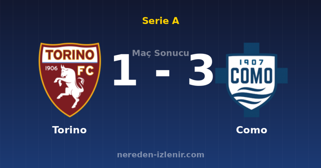 Torino 1-3 Como
