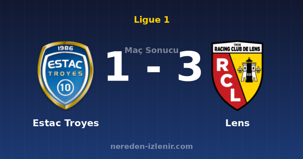 Estac Troyes 1-3 Lens