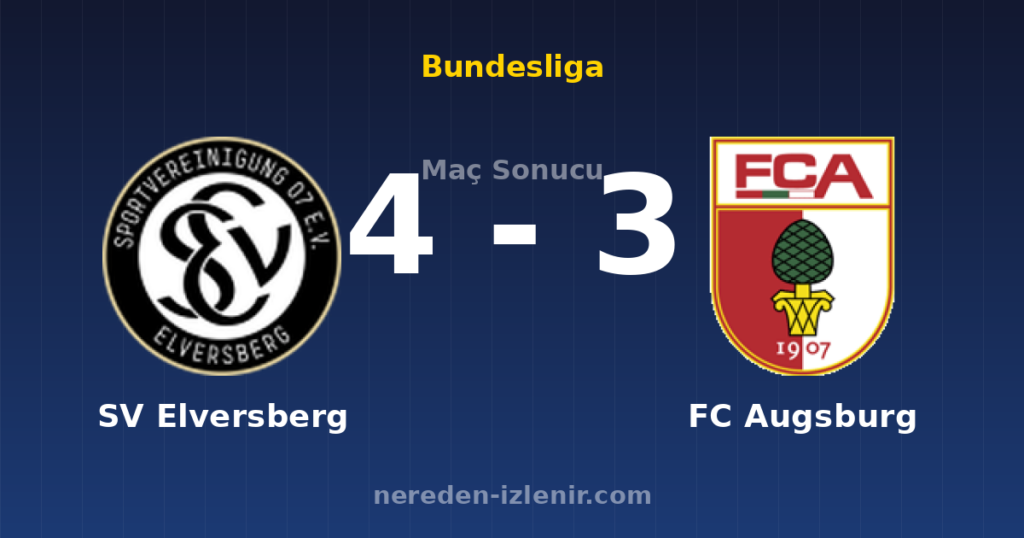 SV Elversberg 4-3 FC Augsburg