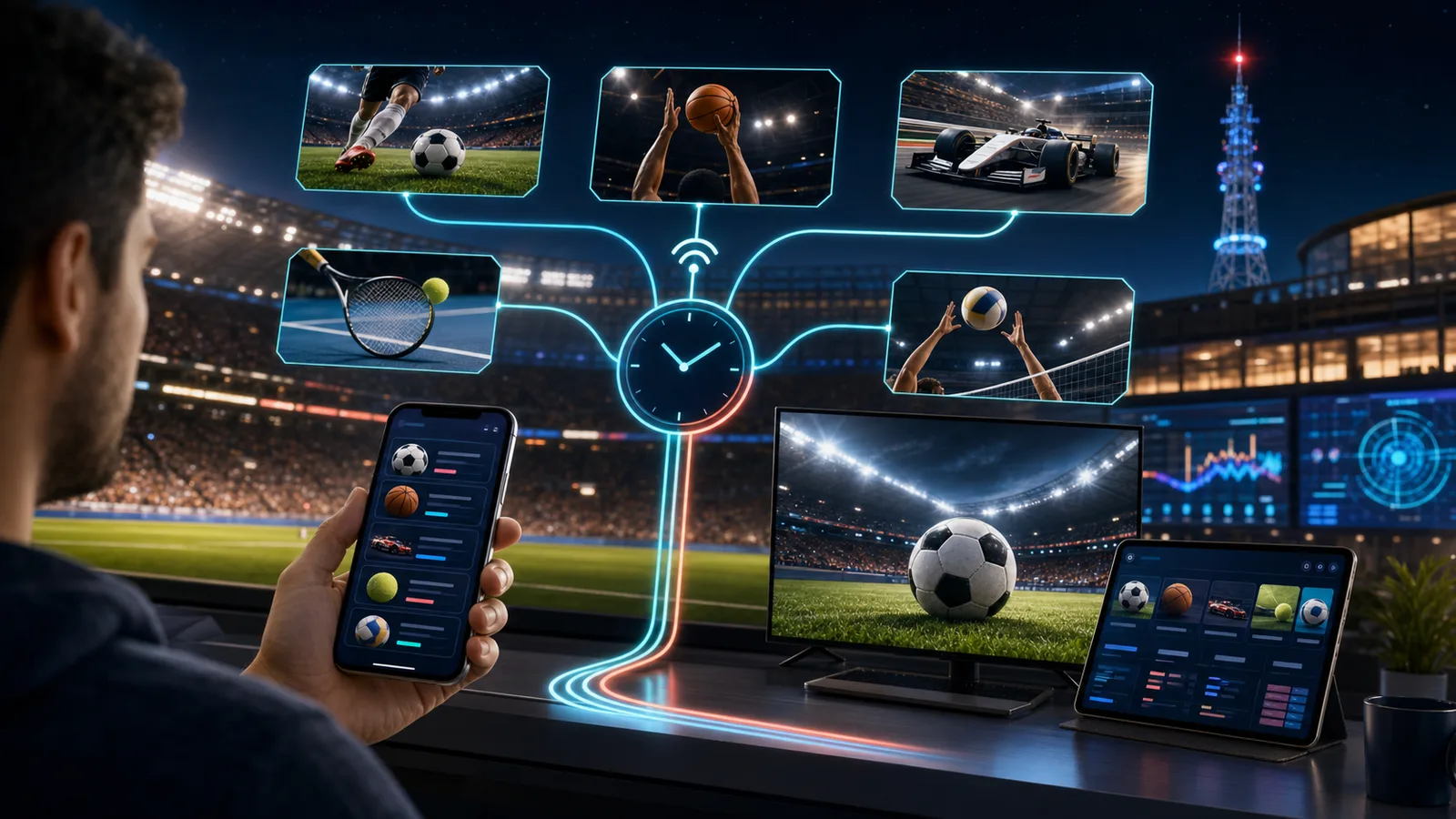 Futbol, basketbol, Formula 1, tenis ve voleybol maçlarının yayın saatini ve kanalını telefon, televizyon ve tabletten bulma